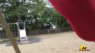 Katerina Hartlova Naked In Public Place And Get Fun On Swing Full On ModelH