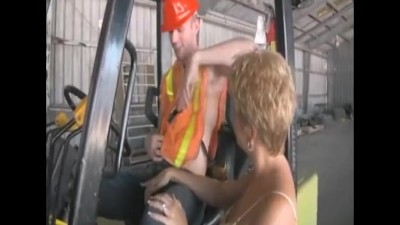 Jerking Off The Worker